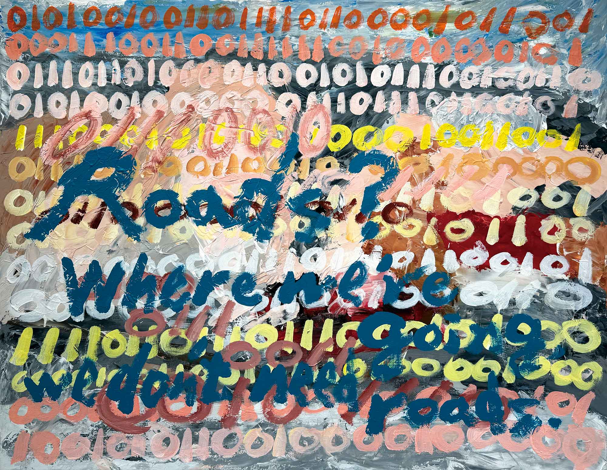 untranslatable -- Roads? Where we’re going, we don’t need roads.